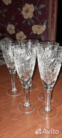Хрустальные бокалы СССР