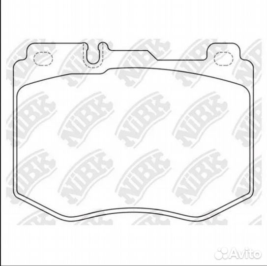 Колодки тормозные диск-е NiBK (передние и задние)