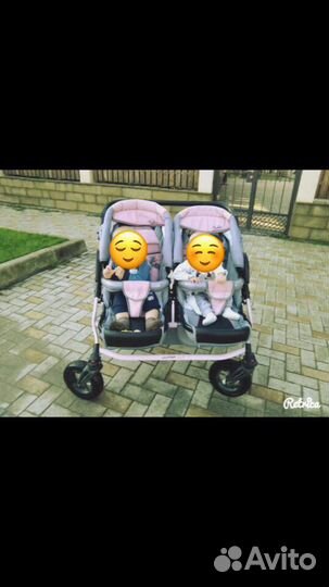 Коляска для двойни