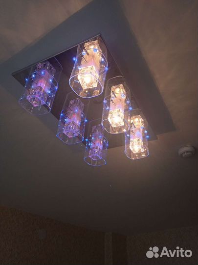 Люстра потолочная бу