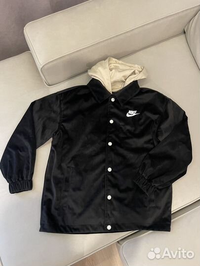 Бомбер клубная куртка толстовка капюшон Nike