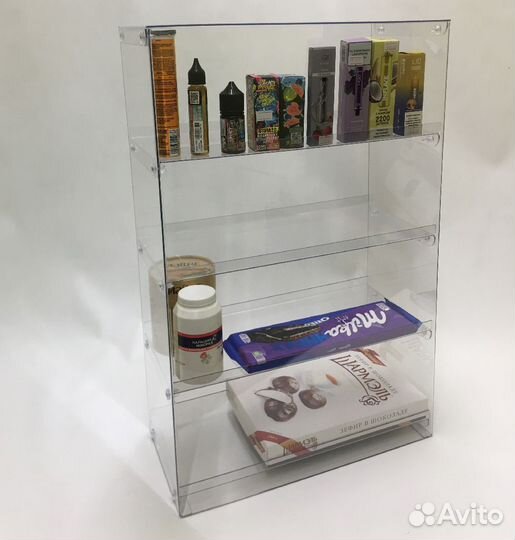 Закрытые витрины для мелких предметов