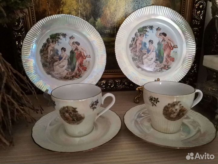 Чайное кофейное трио. Мадонна ГДР