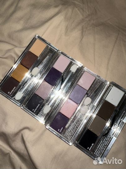 Палетка теней для век clinique четверка