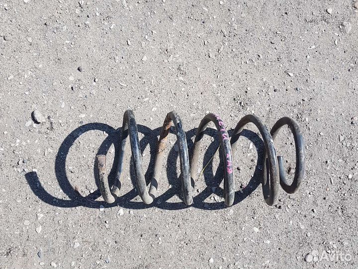 Пружина задняя для Chevrolet Lacetti (желтая мет.)