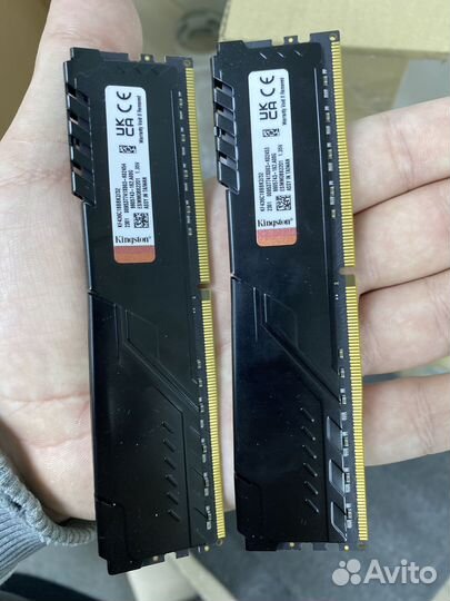 Оперативная память Kingston fury Beast Black 32 гб