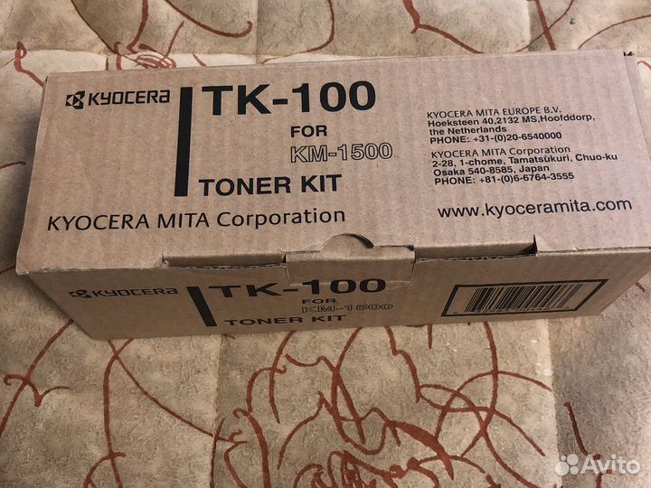 Картридж kyocera tk 100 для km1500