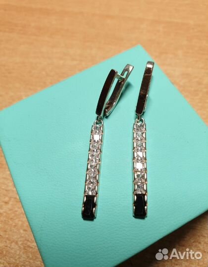 Серьги Серебро 925 Стрекозы