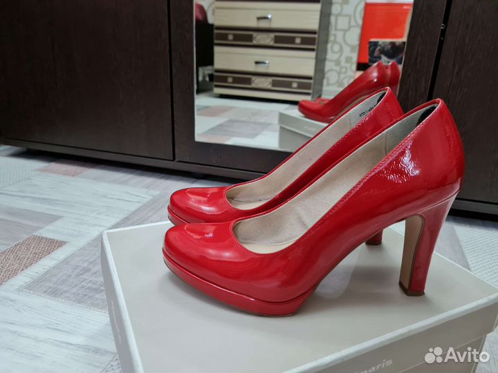 Туфли красные