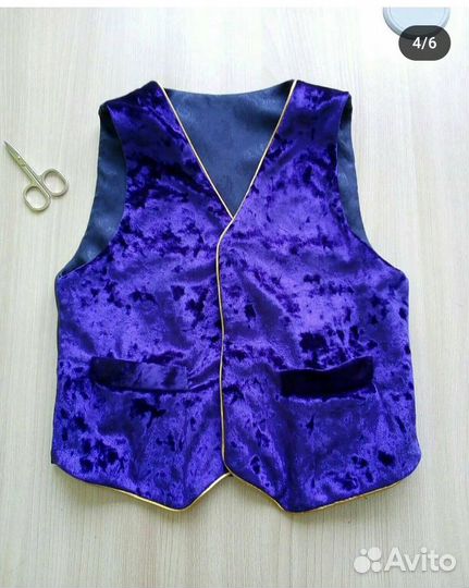 Жилетка нарядная для мальчика 6 лет