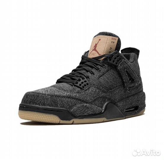 Кроссовки Nike Air Jordan 4 x Levi's Black