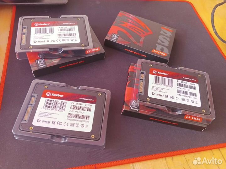 SSD KingSpec 128/256/512 GB SATA III 2.5