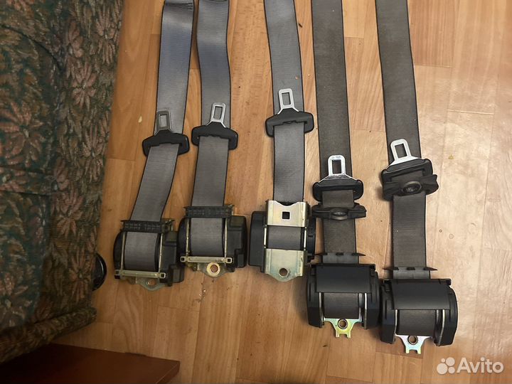 Комплект серых ремней безопасности бмв Е39