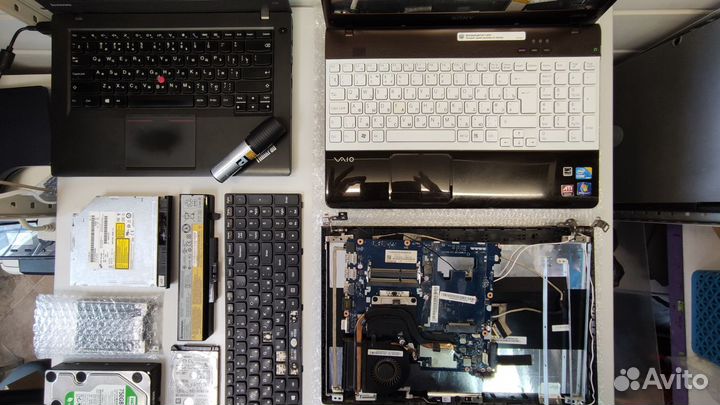 Ноутбук Lenovo Samsung Sony Acer разбор запчасти