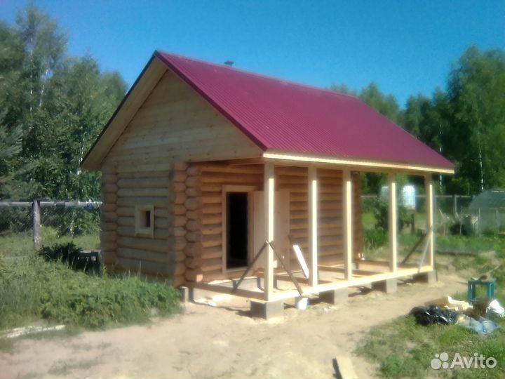 Русская баня на дровах