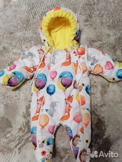 Зимний конверт для новорожденных