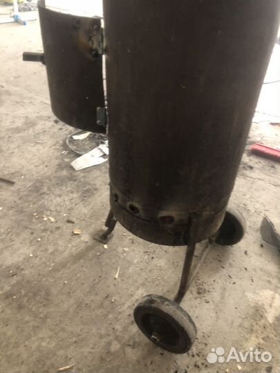 Печка буржуйка из баллона 50л
