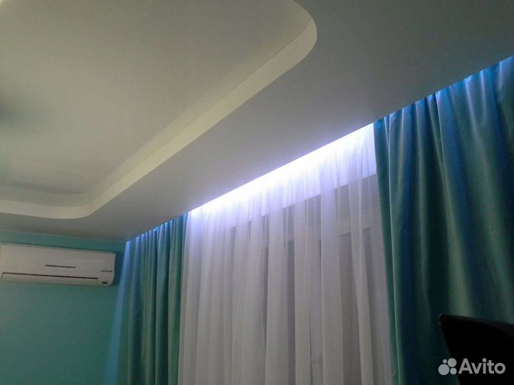 Натяжные потолки любой сложности