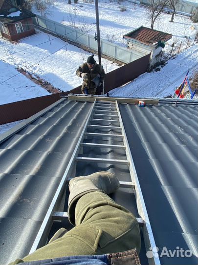 Кровельные работы ремонт старой крыши