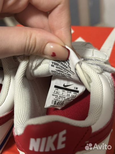 Кроссовки nike cortez детские