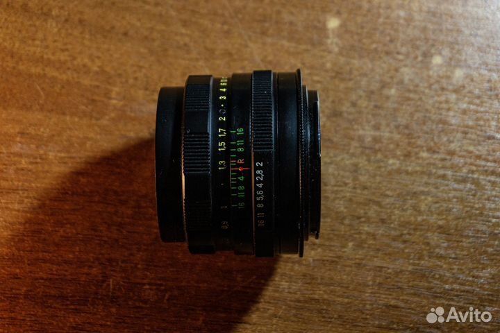 Объектив helios-44M с переходником на Canon EF-S