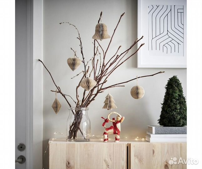 Елочные игрушки Икеа Винтер