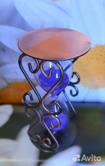 Подсвечники и песочные часы - винтаж ручная работа