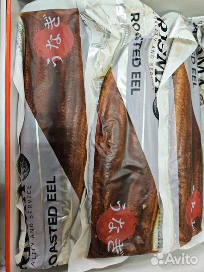 Угорь жареный в соусе унаги