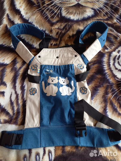 Эргономичный рюкзак-слинг-переноска l love mum