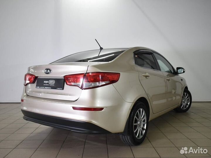 Kia Rio 1.6 МТ, 2015, 99 354 км