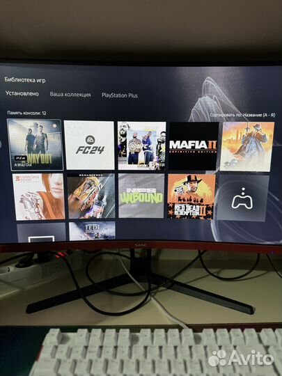 Sony playstation 5 два джойстика+Игры