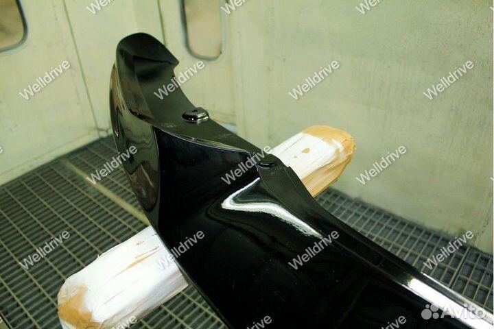 Сплиттер BMW X5 F15 M Performance черный глянец