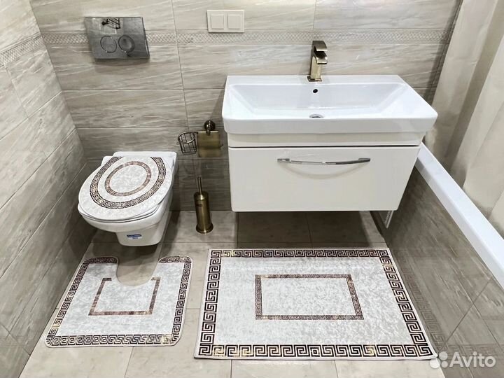 Набор ковриков для ванны из 3 предметов