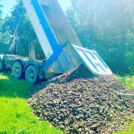 Щебень гравийный с доставкой