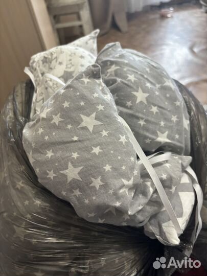 Бортики в детскую кроватку