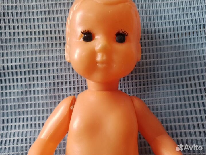 Игрушка СССР кукла, пупс, Алеша. Клеймо. Вятка. 4