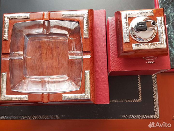 Gold LlNE пепельница и зажигалка набор