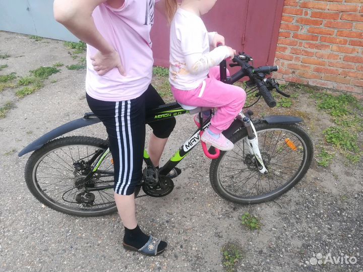 Детское велосипедное сидение на раму