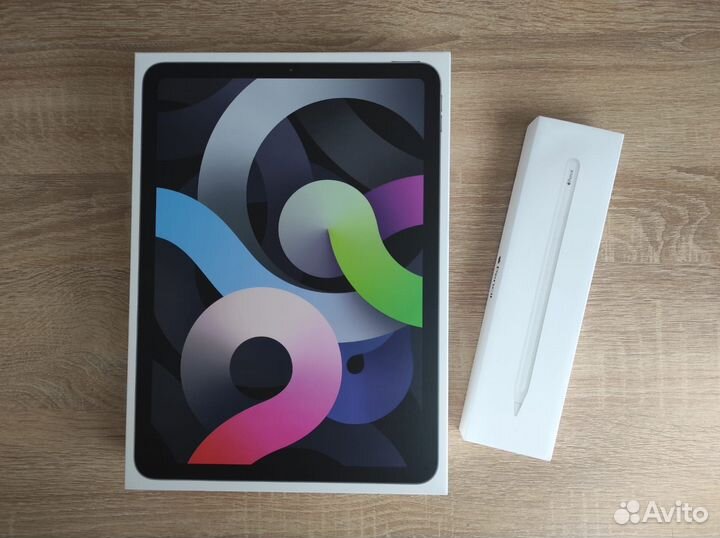 iPad Air 4 (2020) 64 GB Space Grey + pencil 2
