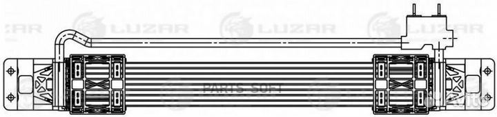 Luzar LOC1826 Радиатор масляный VAG passat B6/pass