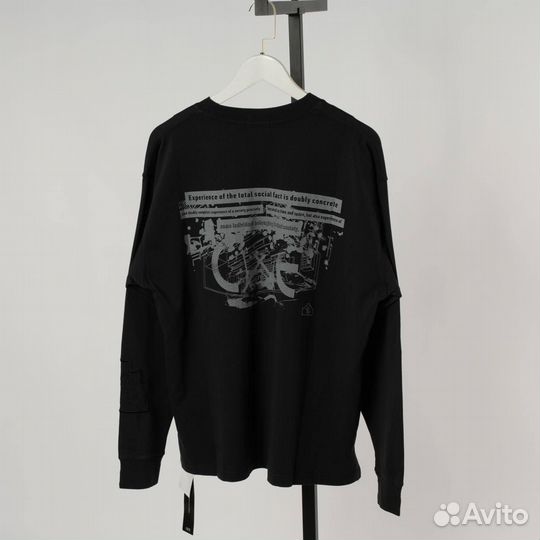 Свитшот чёрный cav empt новый мужской