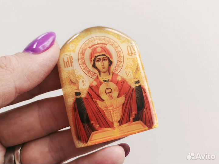 Икона Неупиваемая чаша из селенита