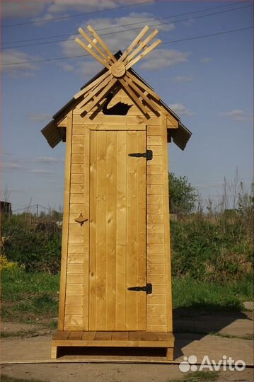 Дачный туалет с установкой