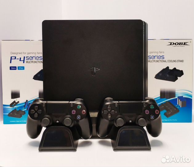 Зарядная станция PS4 Slim с охлаждением