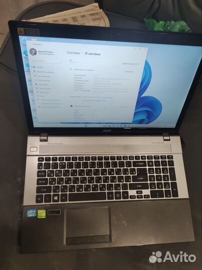 Acer aspire 3 771G