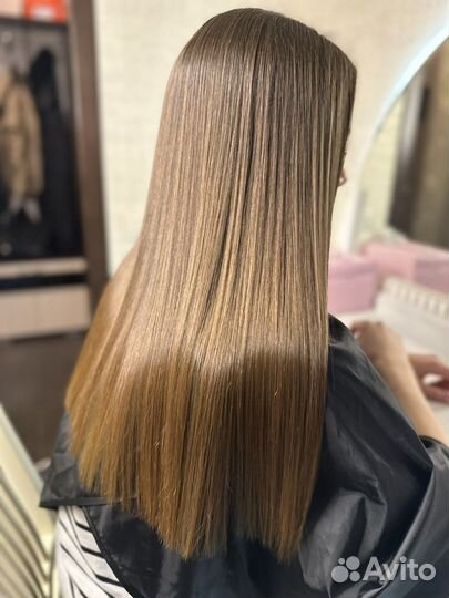 Кератиновое выпрямление волос выезд на дом