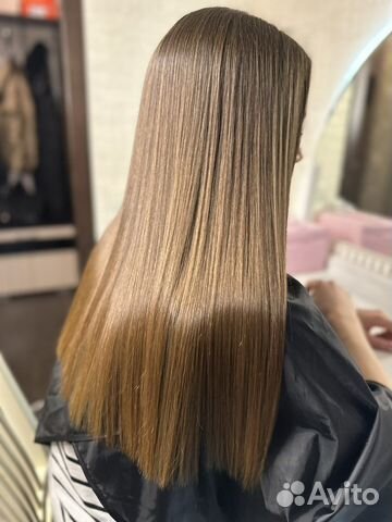 Кератиновое выпрямление волос выезд на дом