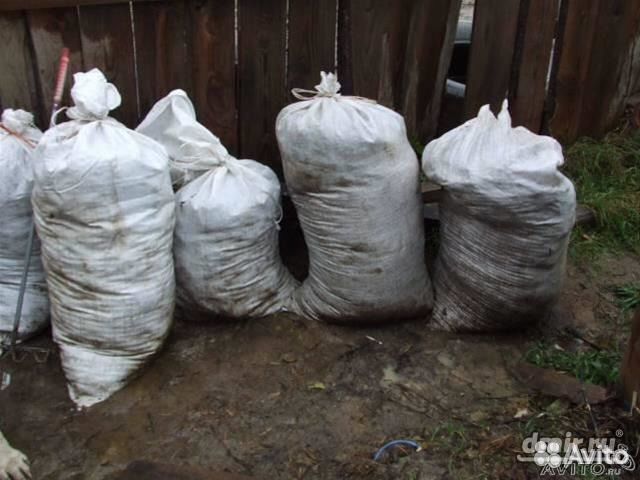 Навоз кроличий и козий в мешках