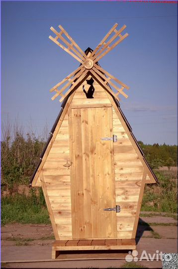 Уличный туалет с установкой