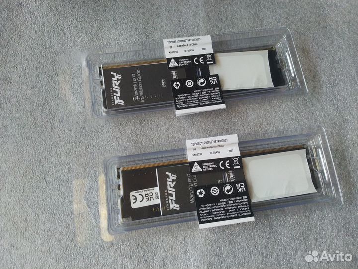 Kingston Fury Beast DDR5 32Gb (2x16Gb) 5200 MHz